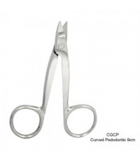 Curved Pedo Crown and Gold Scissors (9cm)